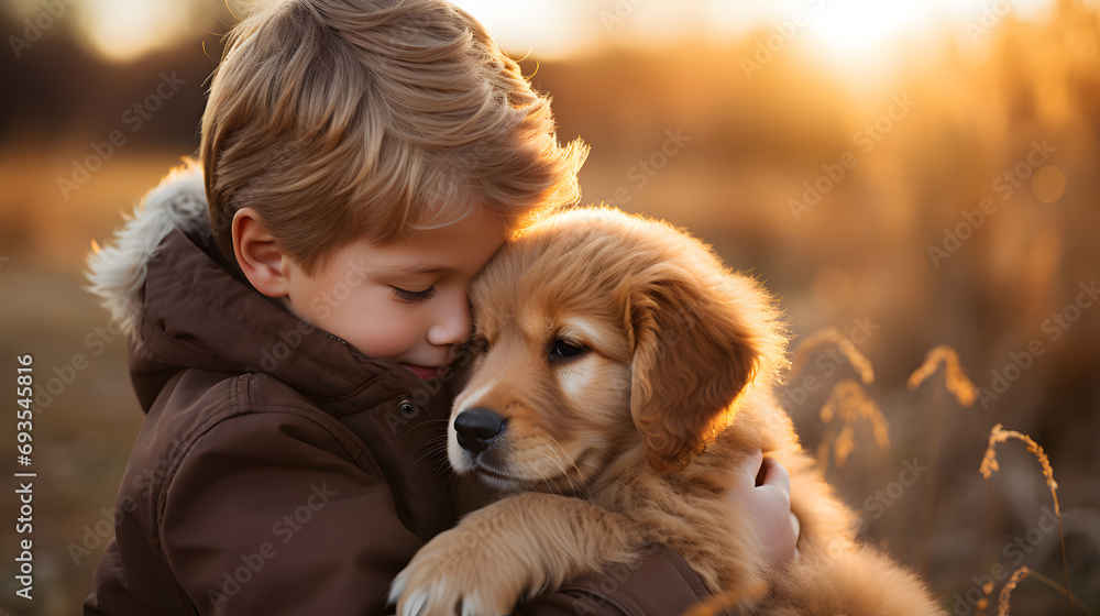 A heart-melting image of a puppy nuzzling into the arms of its owner, representing the profound affection and connection between humans and their canine companions. A heart-melting image of a puppy nuzzling into the arms of its owner, representing the profound affection and connection between humans and their canine companions.