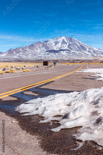 Panoramic view of Ruta de los Seismiles, Catamarca, Argentina photo