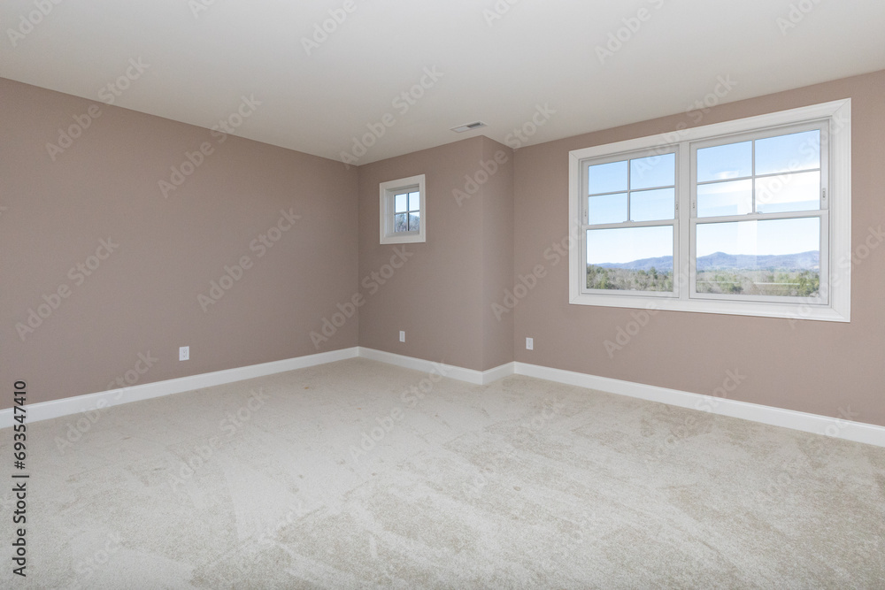 empty room with Mountain View empty room with Mountain View