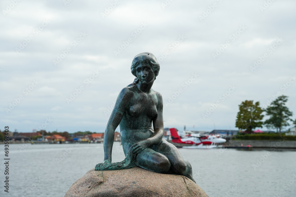 Die kleine Meerjungfrau von Kopenhagen in Dänemark