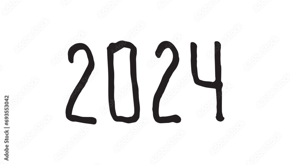 paint dripping 2024 font text numbers new year paint dripping 2024 font text numbers new year
