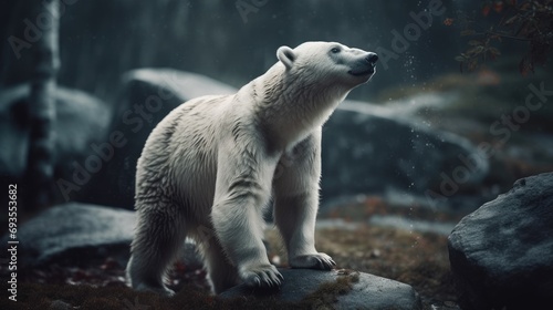 Illustration of polar bears in winter © arif