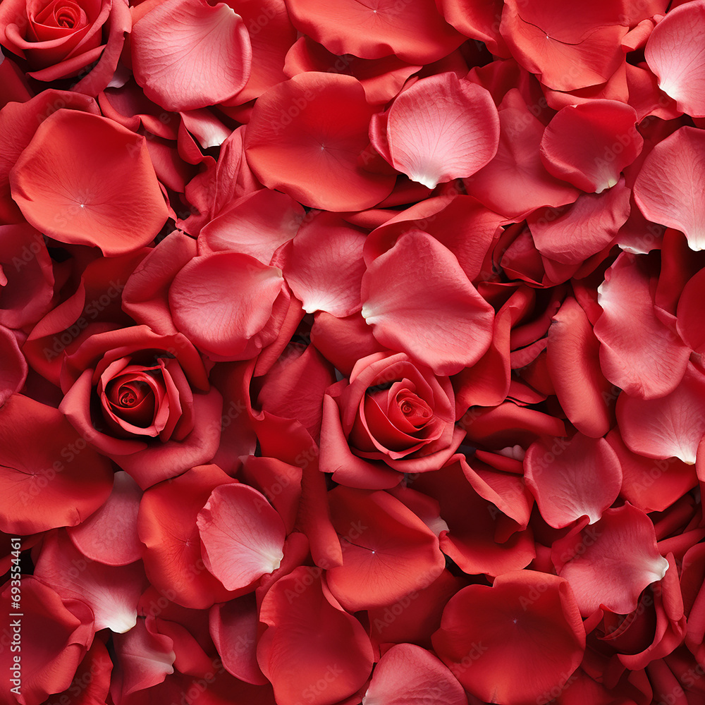 Red rose petals background, top view. Valentines day background Red rose petals background, top view. Valentines day background