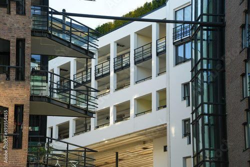 Photography Häuser im neuen Stadtteil Bjørvika von Oslo