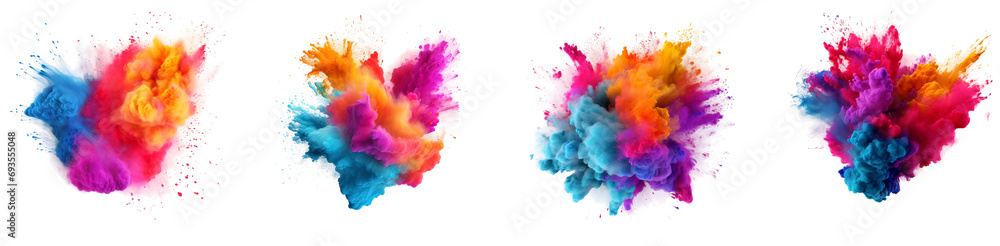 Holi Splash. Vibrant Festival Colors. Festive Color Explosion