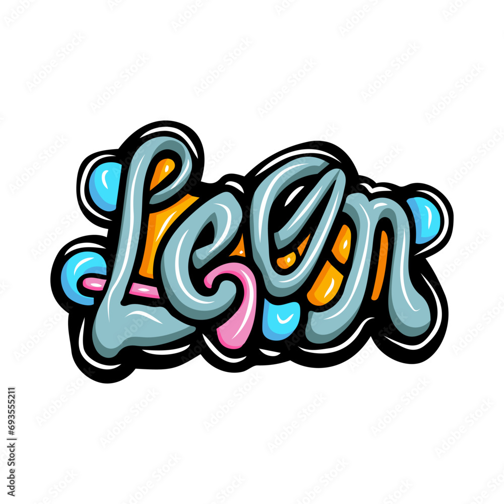 graffiti name lettering typography art illustration