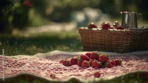 Ilusration of fresh strawberries
