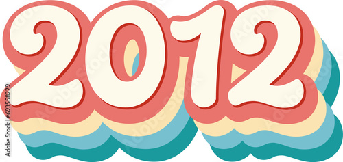 Obraz na płótnie 2012 Year