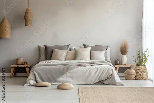 Room furniture interior rug interior contemporary estate sheet indoor cosy pillow © VICHIZH