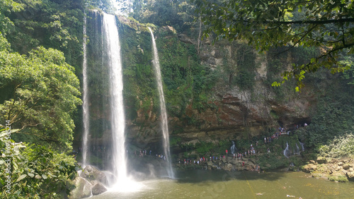 misol ha waterfall in chiapas mexico (tourist, traveler destination) natural wonder, cascade photo