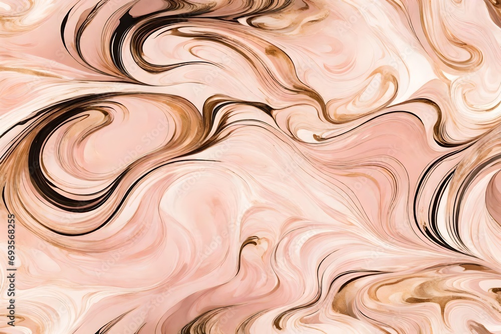 abstract background with waves and swirls
