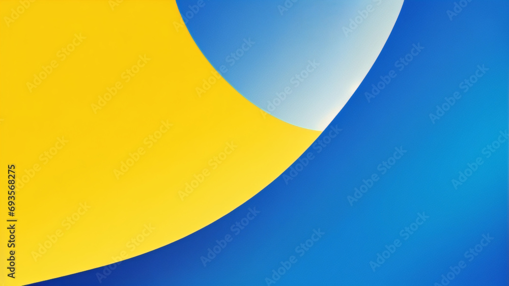 Abstrakter, verschwommener Verlaufsgitterhintergrund in blauen und gelben Farben der Nationalflagge der Ukraine. Poster- oder Bannervorlage. Leicht bearbeitbare Vektorillustration in sanften Farben oh - obrazy, fototapety, plakaty 