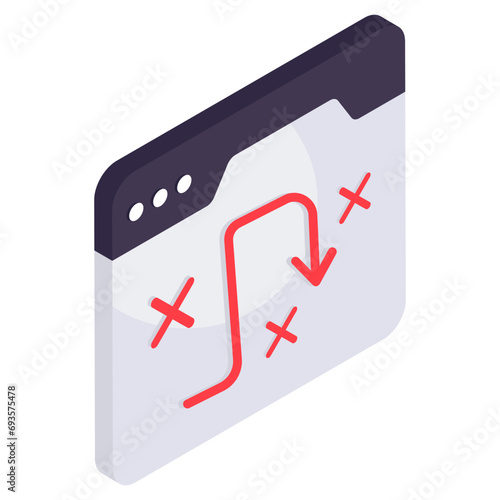 A isometric design icon of stratagem