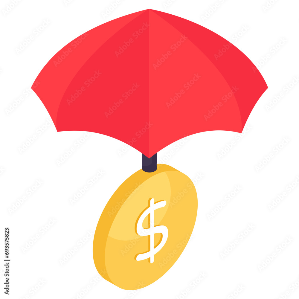 A perfect design icon of financial insurance A perfect design icon of financial insurance