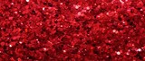 Red Glitter background. Holiday, Christmas, Valentines, Beauty and Nails abstract sparkling texture