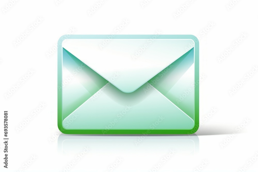 Email icon on white background Email icon on white background