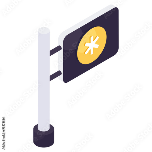 Modern design icon of medical board  