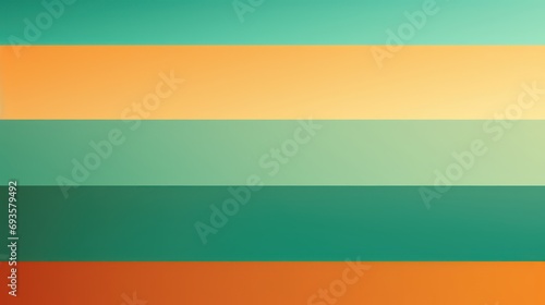 sky blue and orange line in pantone style