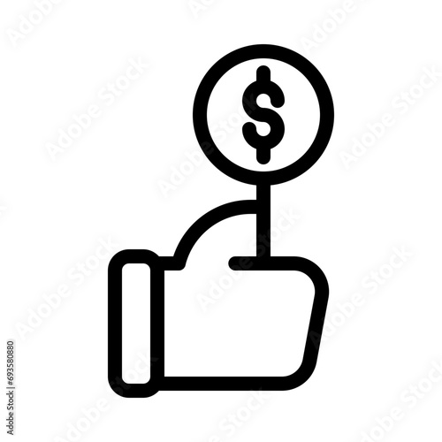 bidding line icon