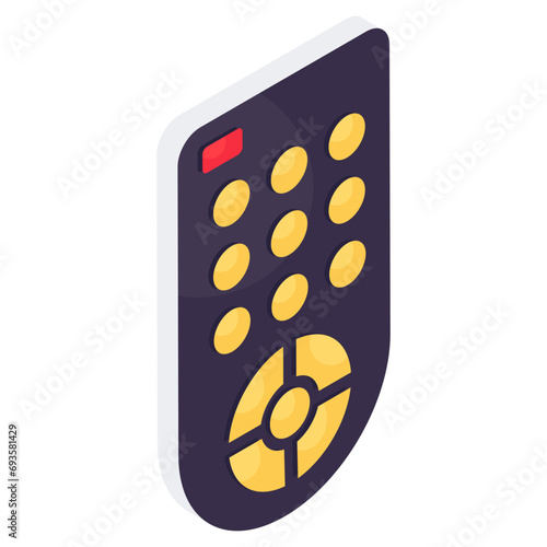 Modern design icon of remote