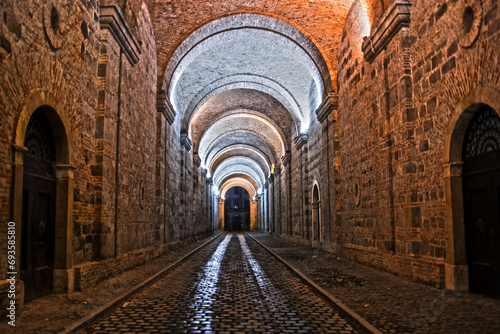 Dark Gate and tunnel of Esztergom Basilica photo