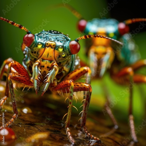 Close-up of colorful insects in a natural setting © Made360