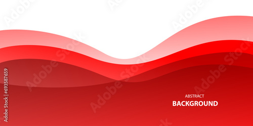 minimal elegant red wave layer abstract background for banner, poster, brochure, website. vector illustration