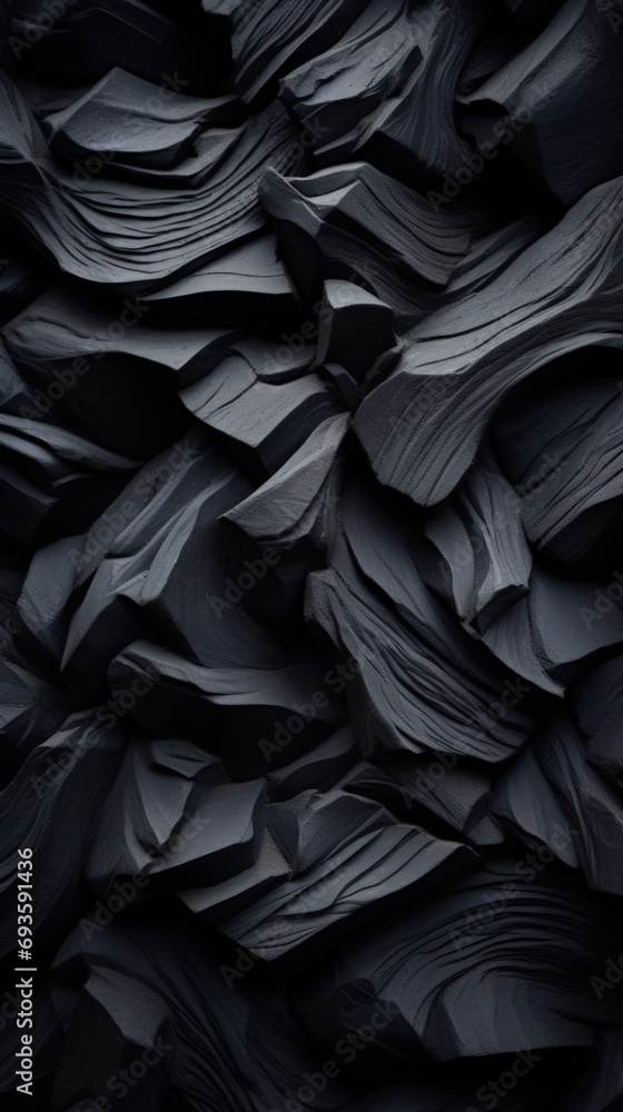 Abstract charcoal background illustration. Generative AI Abstract charcoal background illustration. Generative AI