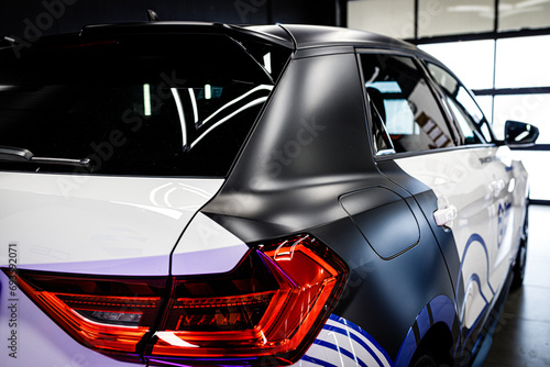 Car tinting, color change, detailing, protective film