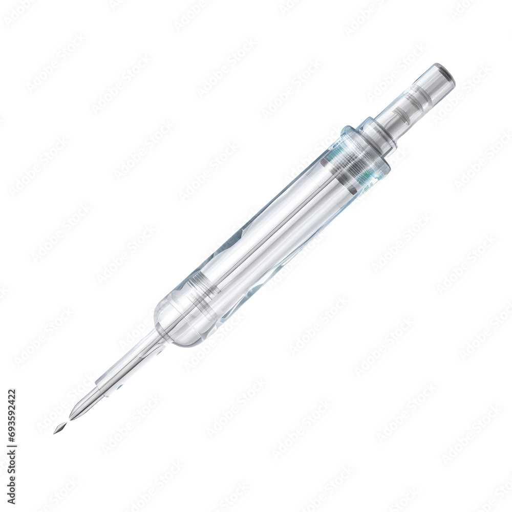 Fototapeta premium Syringe isolated on white or transparent background