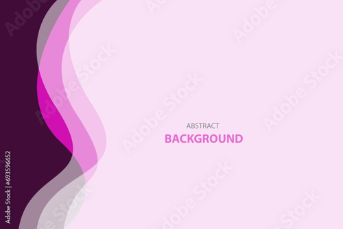 Purple and white wave layer modern background with space for text and message. template design