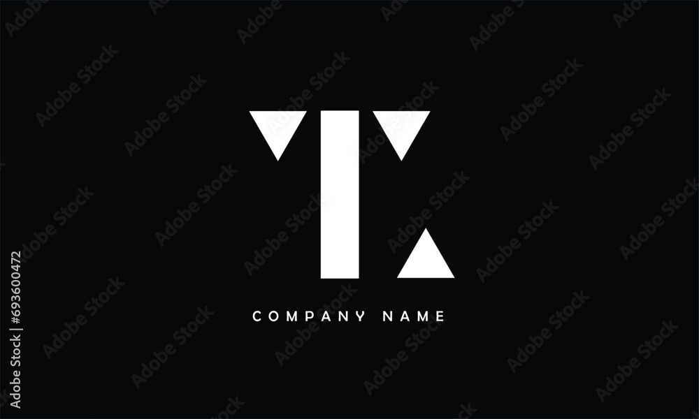 TL, LT, T, L Abstract Letters Logo Monogram TL, LT, T, L Abstract Letters Logo Monogram