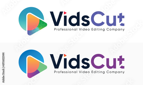 Video Editing Company logo vector 