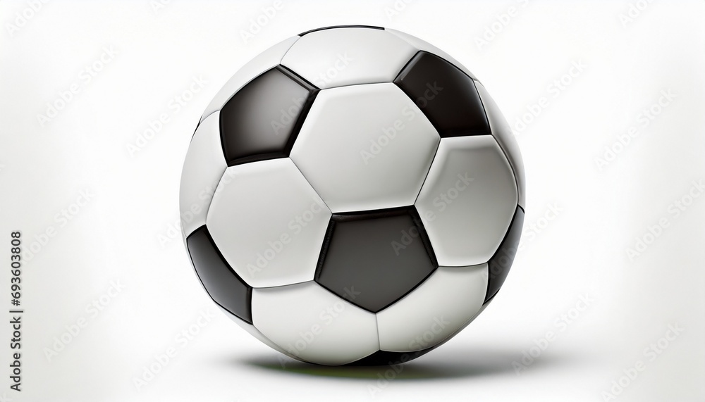 Naklejka premium Soccer ball Isolated, white background 