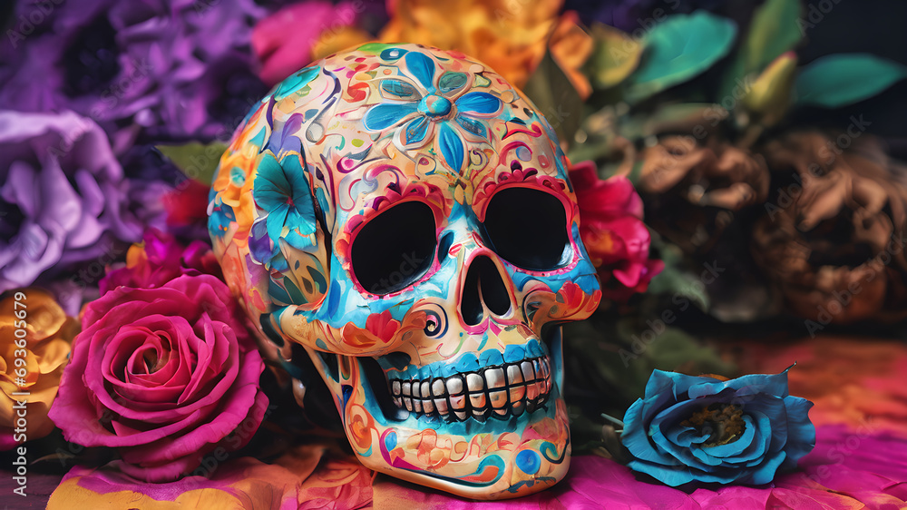 Day of the Dead Skull: A Celebration of Mexican Culture Dia de los Muertos Day of the Dead Skull: A Celebration of Mexican Culture Dia de los Muertos