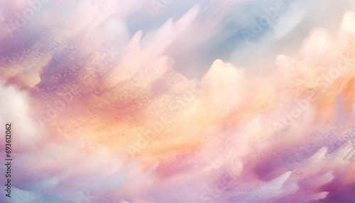Sunset sky orange purple abstract watercolor background.