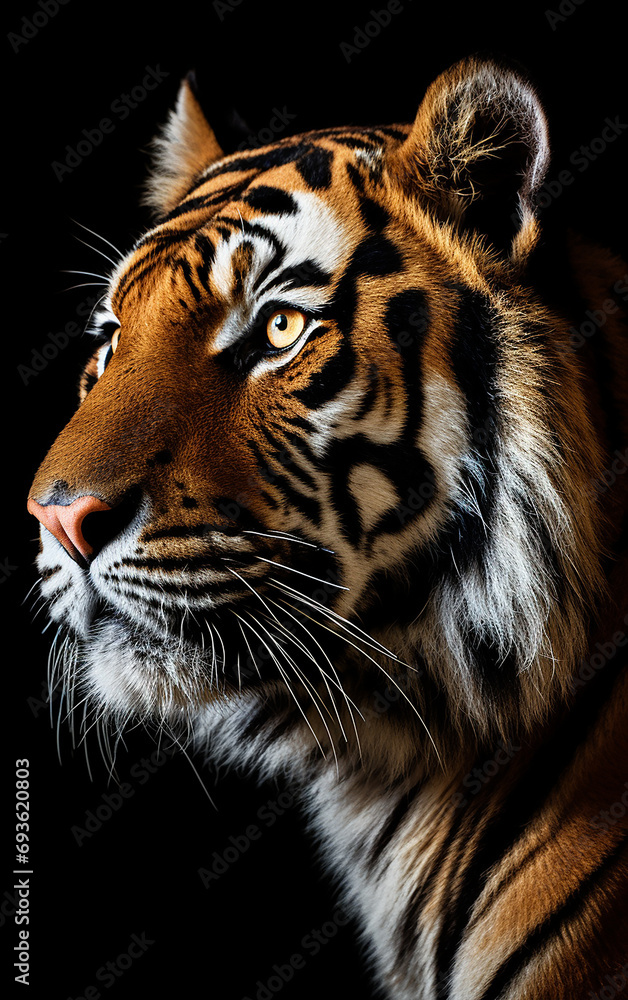 Fototapeta premium tigre poderoso 