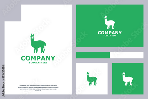 alpaca logo design