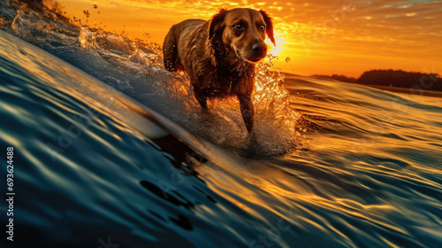 Sea dog retriever cute outdoors pet happy water nature fun beach animal