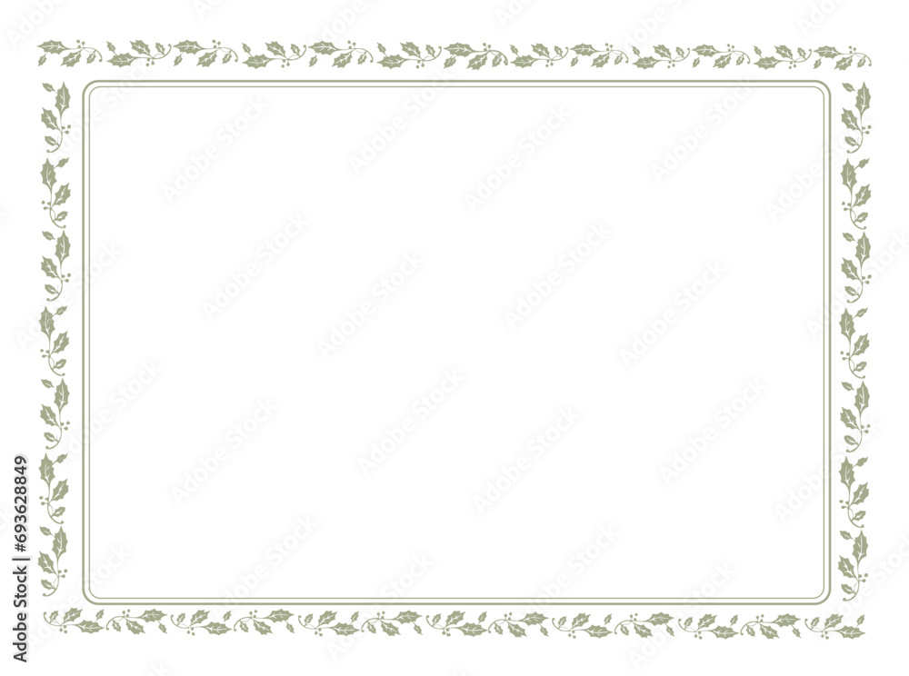 Floral frame on white background with space for your text, border frame label simple line corner design art decor, frame with leaves, Elegant frame element for design Floral frame on white background with space for your text, border frame label simple line corner design art decor, frame with leaves, Elegant frame element for design
