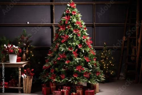 Synthetic Christmas Tree