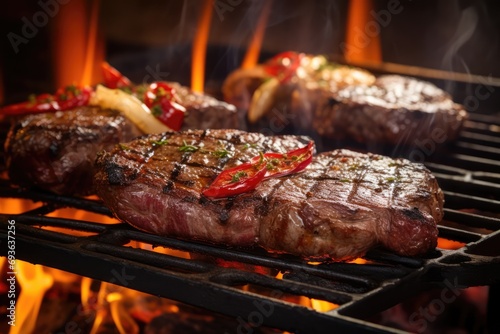 Delicious Flame-Grilled Burgers And Sizzling Bbq Steak