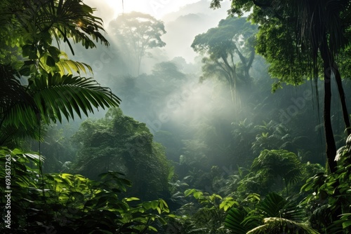 Enchanting Jungle Vista Amidst A Pristine Forest Hideaway