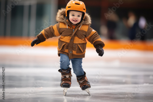 Adorable Moments Of Children Embracing Ice Skating