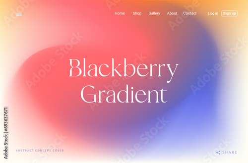 Trendy gradient pastel fluid wave background, colorful abstract liquid. Red and blue design wallpaper for banner, poster, cover, flyer, presentation, advertising, landing page