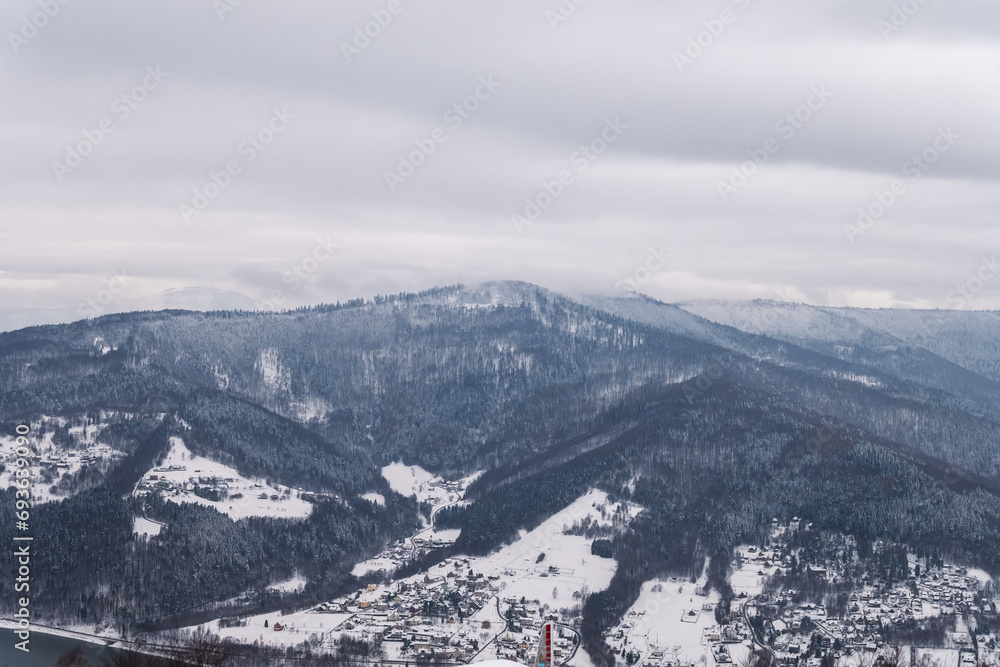Fototapeta premium snow covered mountains