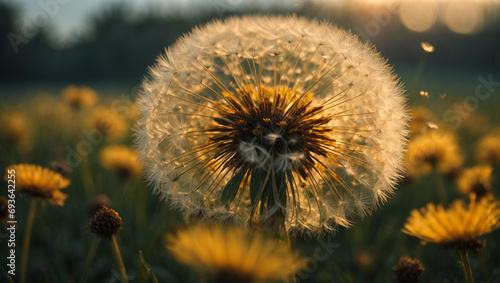 dandelion in the field