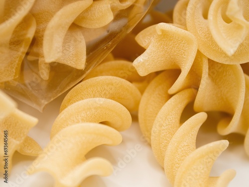 Fusilloni Pasta Noodles - Uncooked - Close Up Photography photo