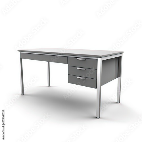 desk steelgray