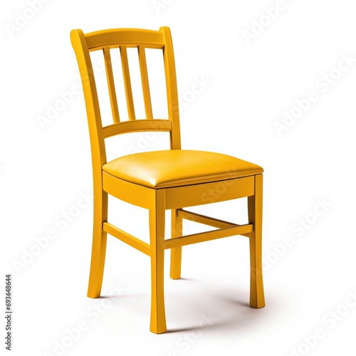 Dining chair mustard